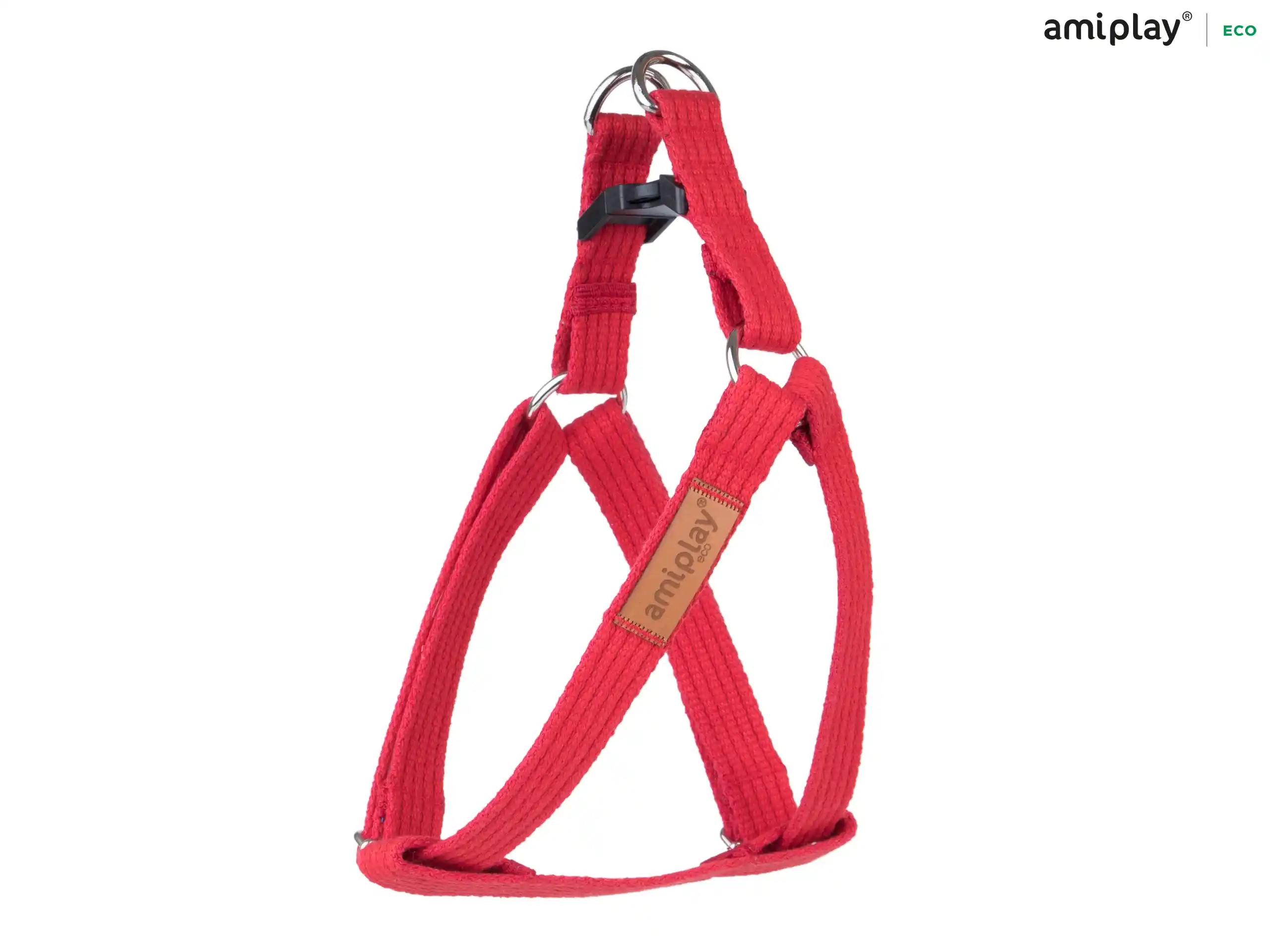 Adjustable Cotton Harness - Red