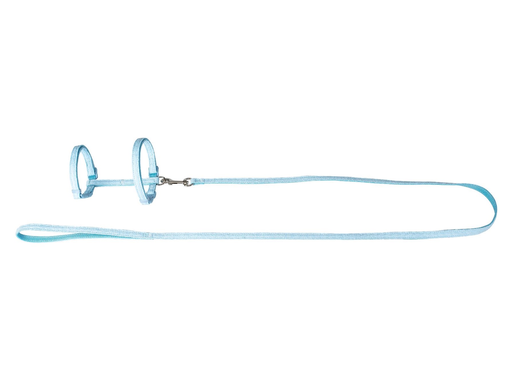 Cat Harness + Leash - Sky Blue