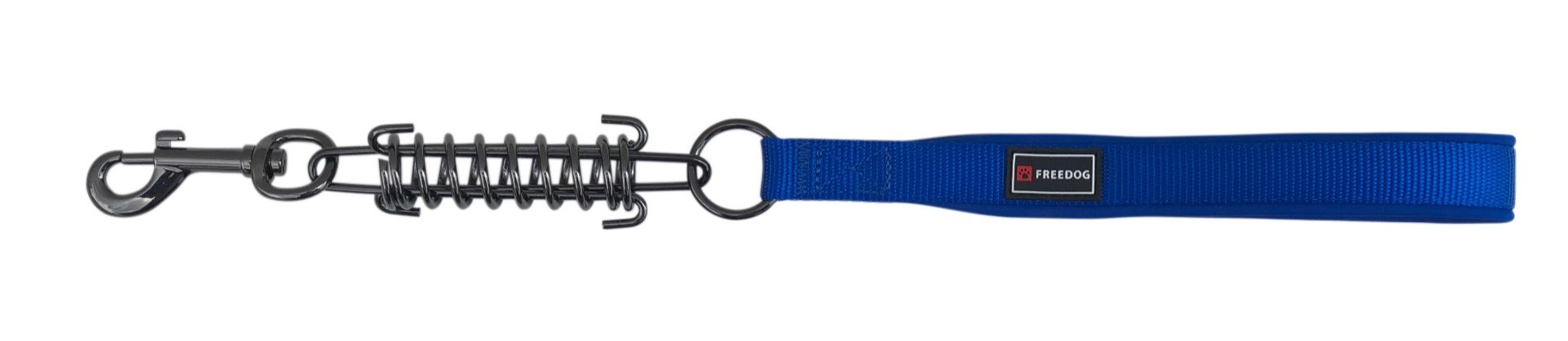 Gun Nylon Spring Leash - Blue
