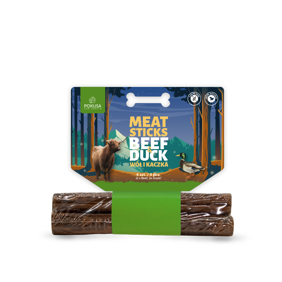 Feel The Wild Meat Sticks - Beef & Duck