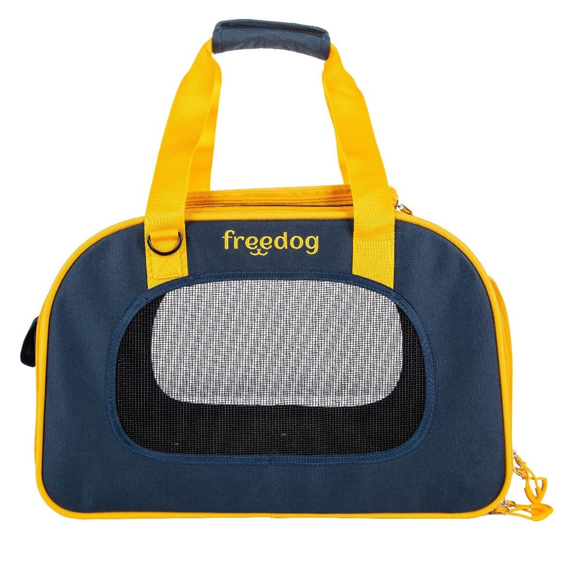 TravelTails Pet Carrier - Blue/Mustard