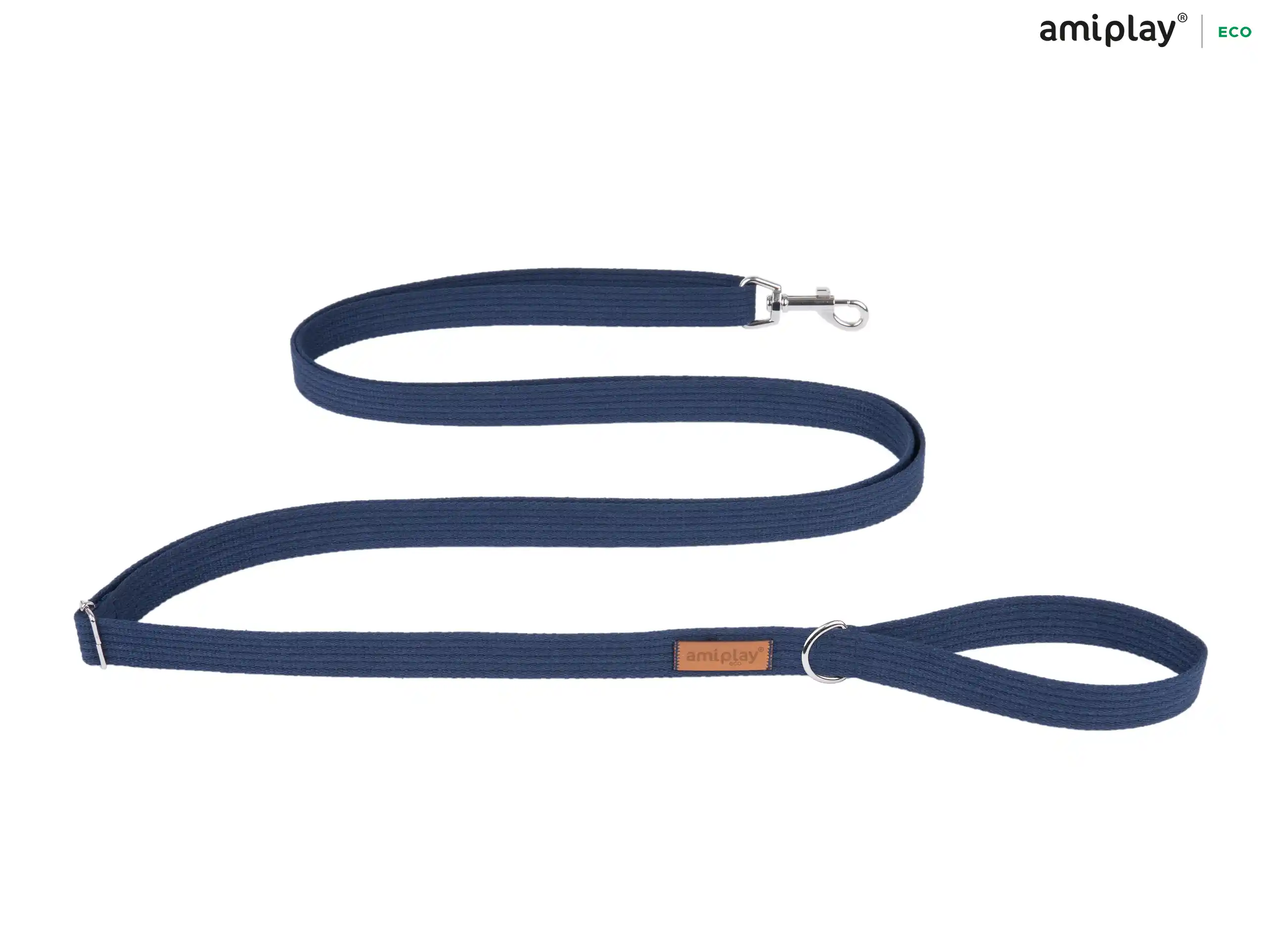 Easy-Fix Cotton Leash - Navy Blue