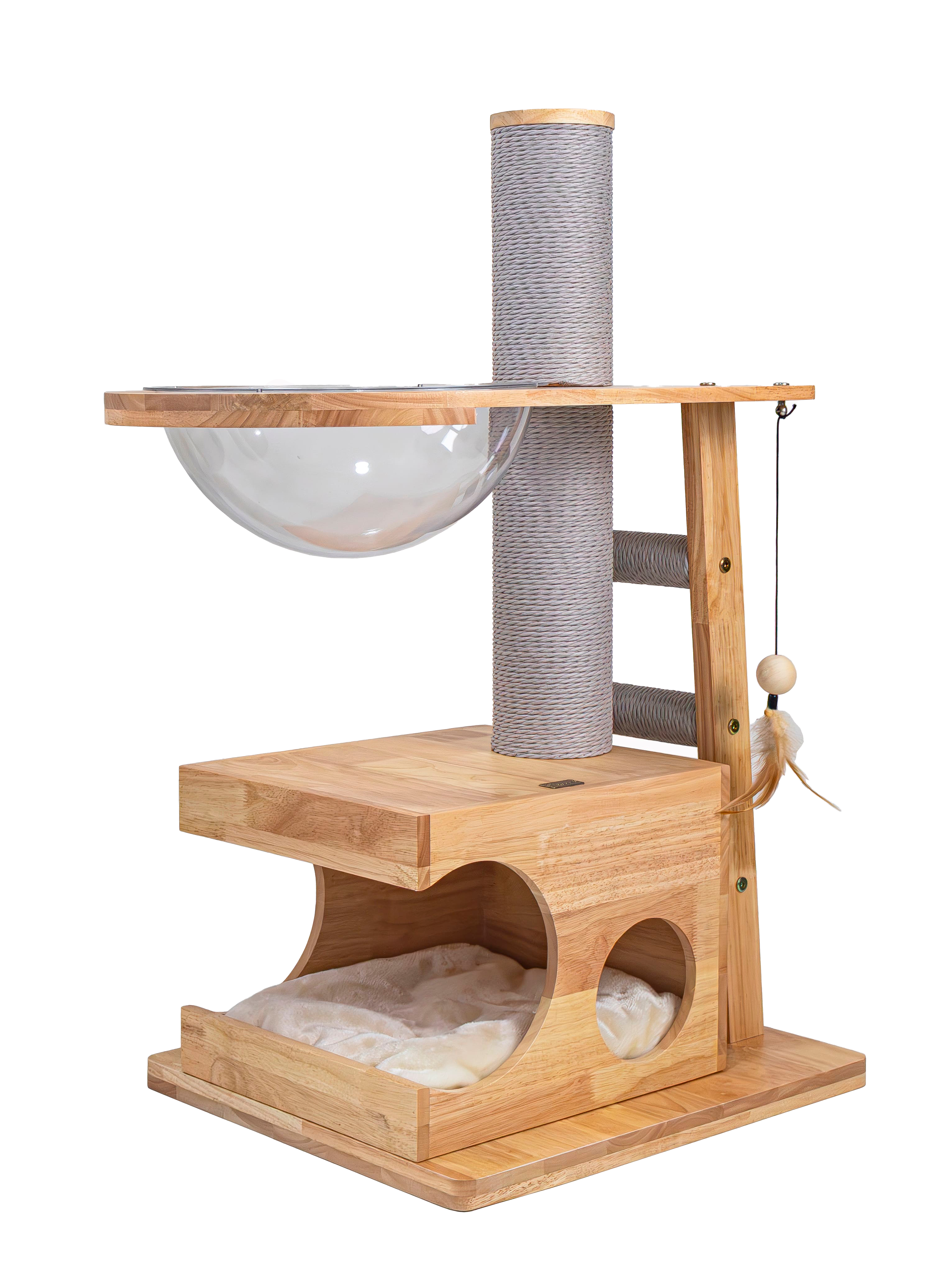TimberTail Scratcher Loft - Brown