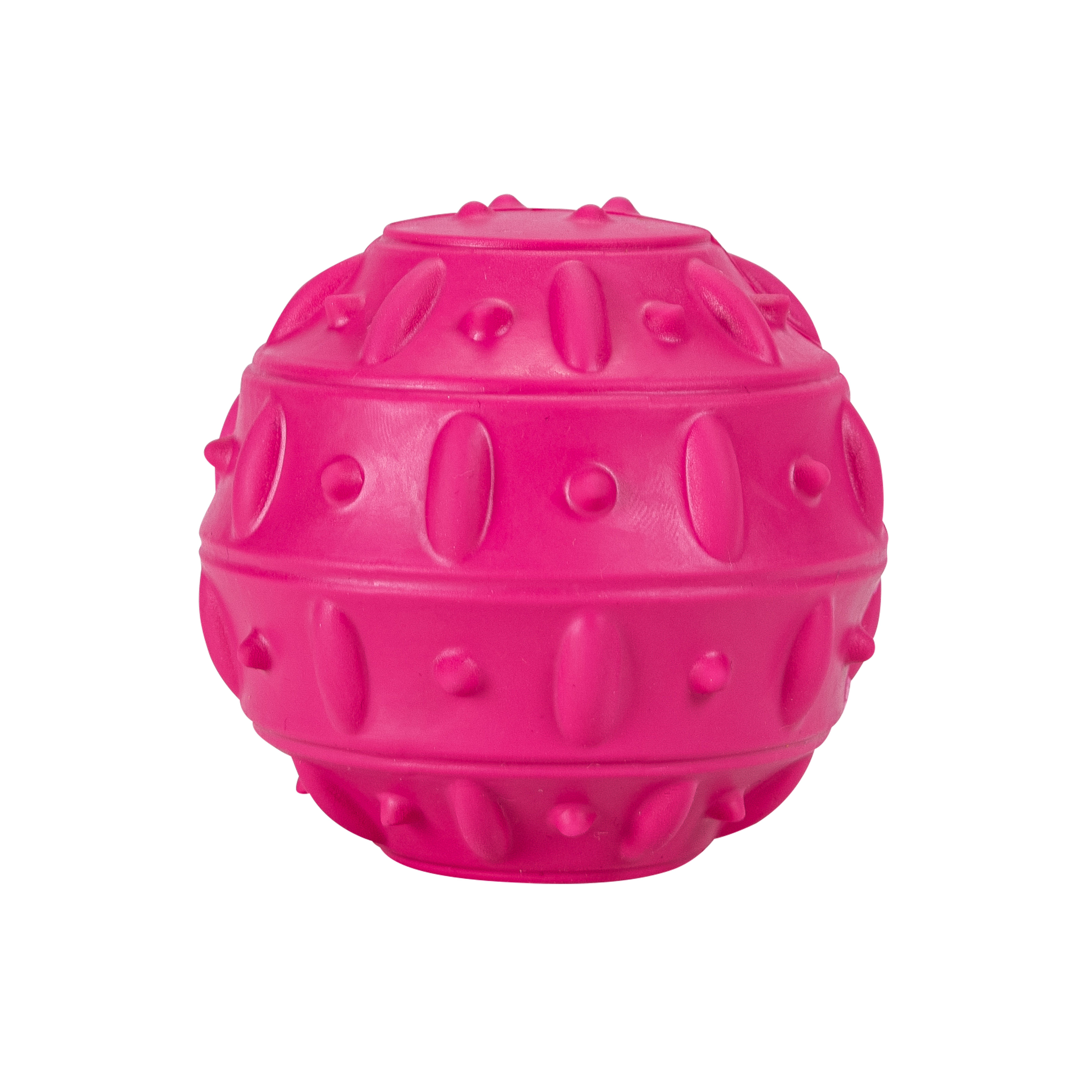 Rubber Snack Ball Toy Teak - Fuchsia