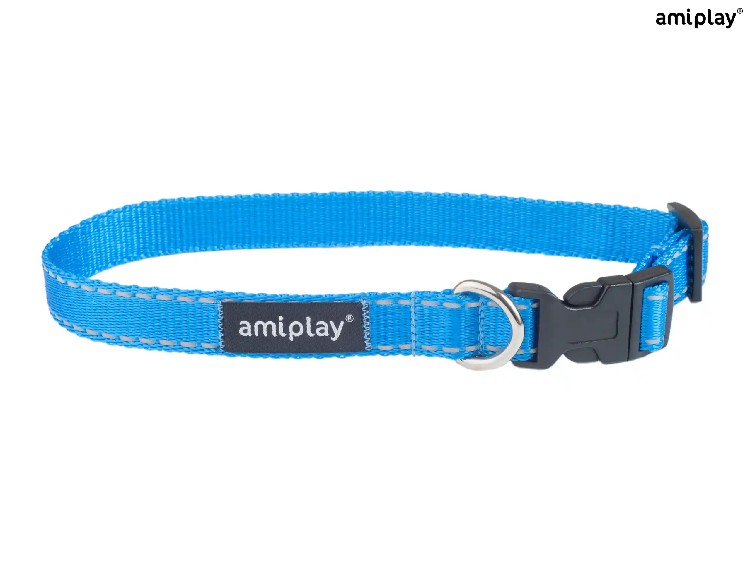 Adjustable Reflective Collar - Blue