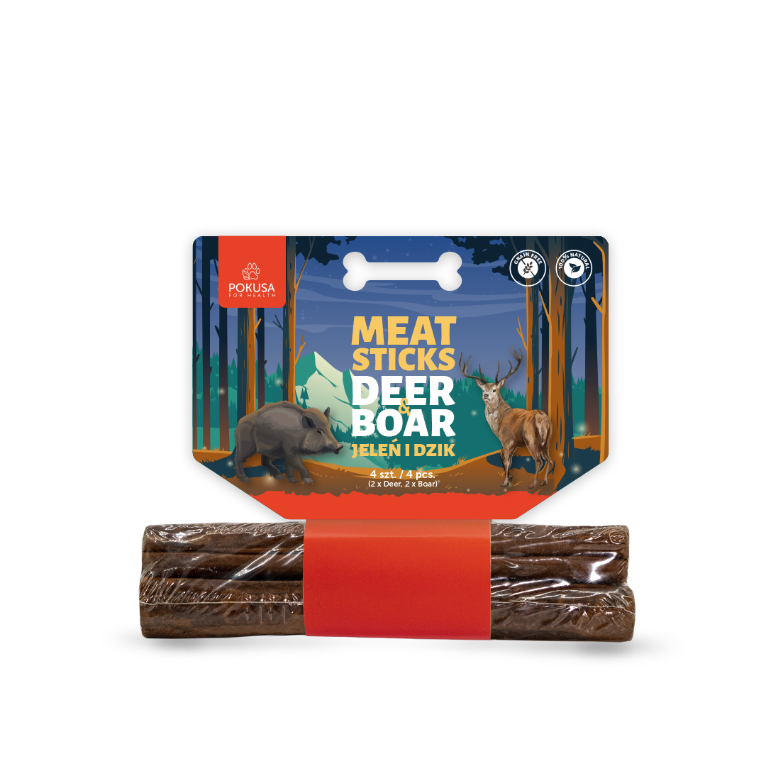 Feel The Wild Meat Sticks - Deer & Boar