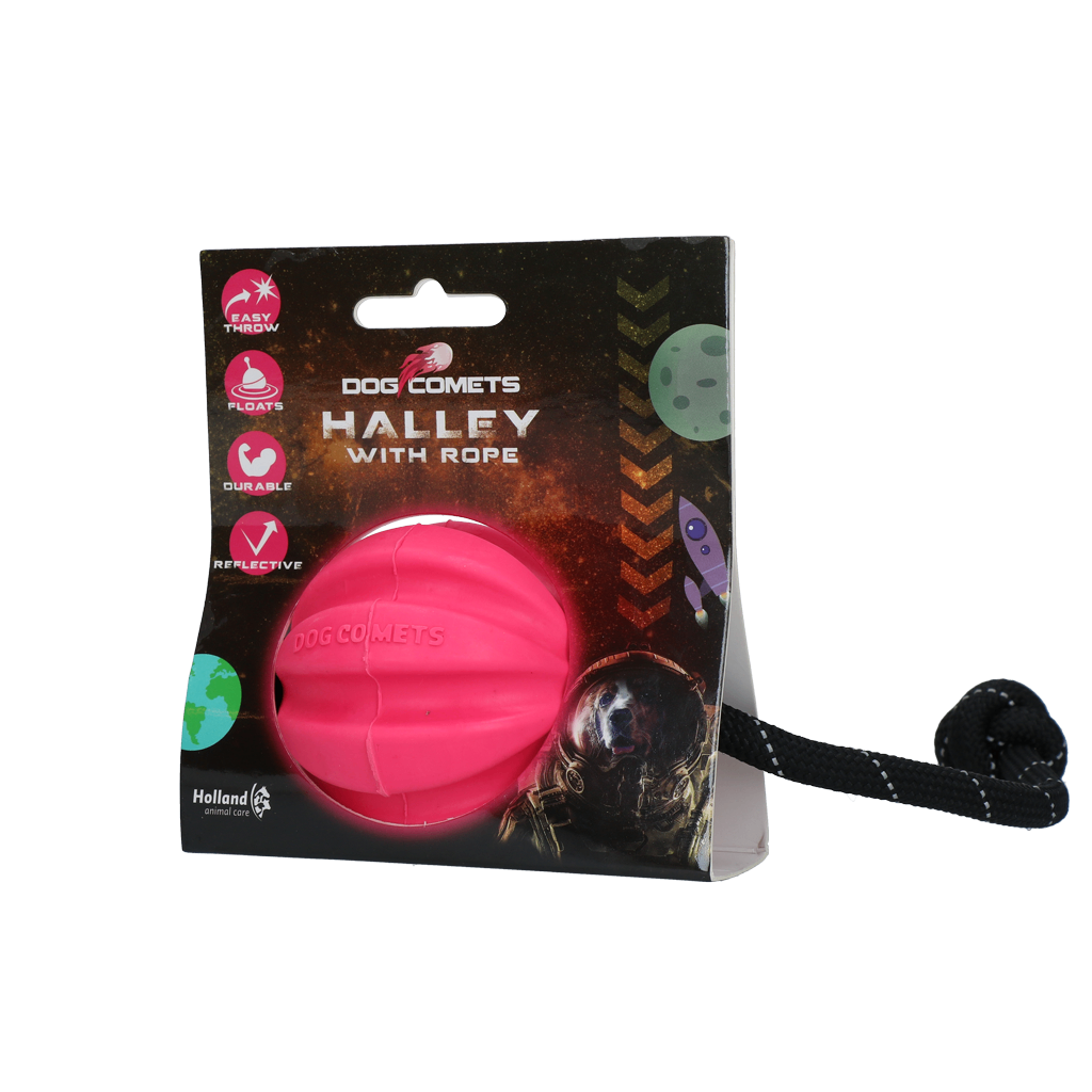 Meteorite Ball With Rope - Pink