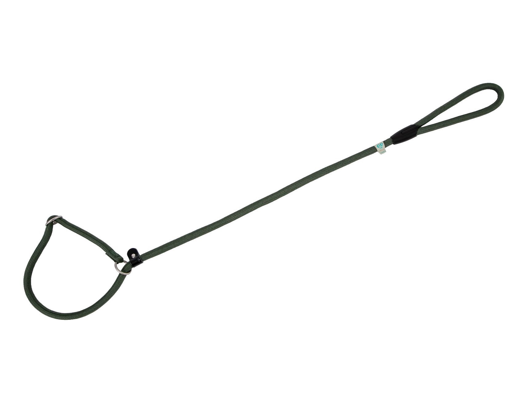 Nylon Round Collar-Leash - Green