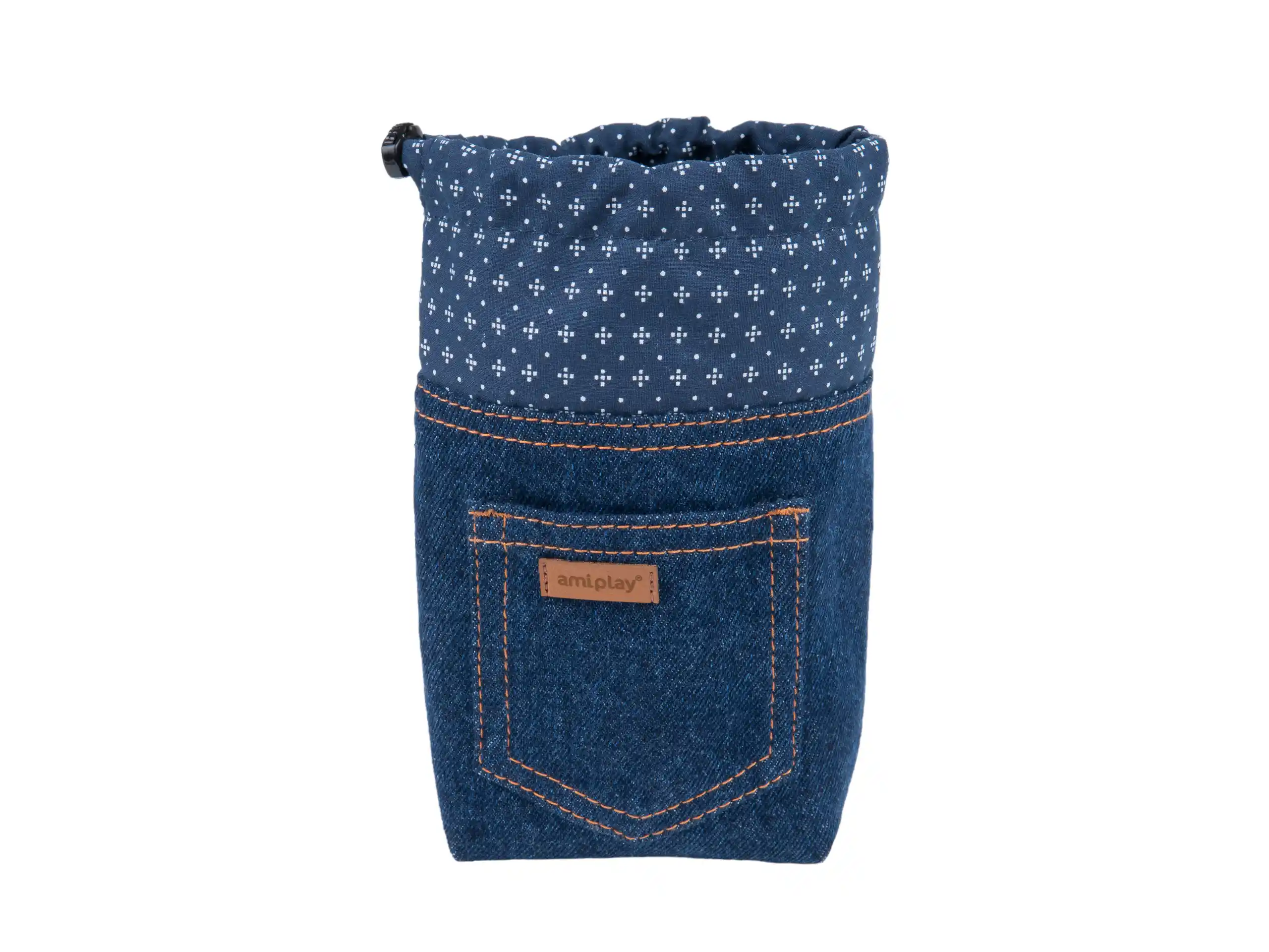 Denim Treat Dispenser - Navy Blue