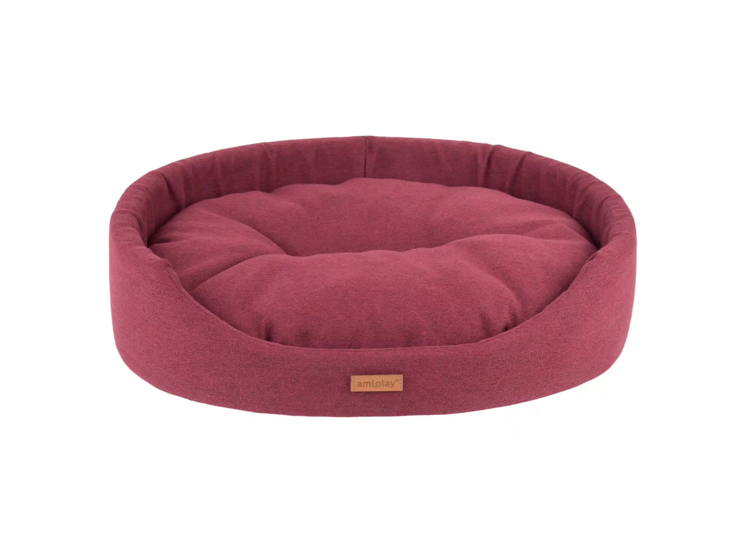 Montana Oval Bedding - Burgundy