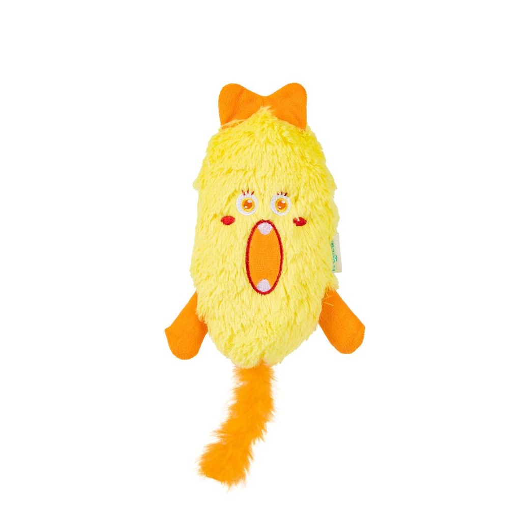 Cat Toy Demons With Catnip - Yellow
