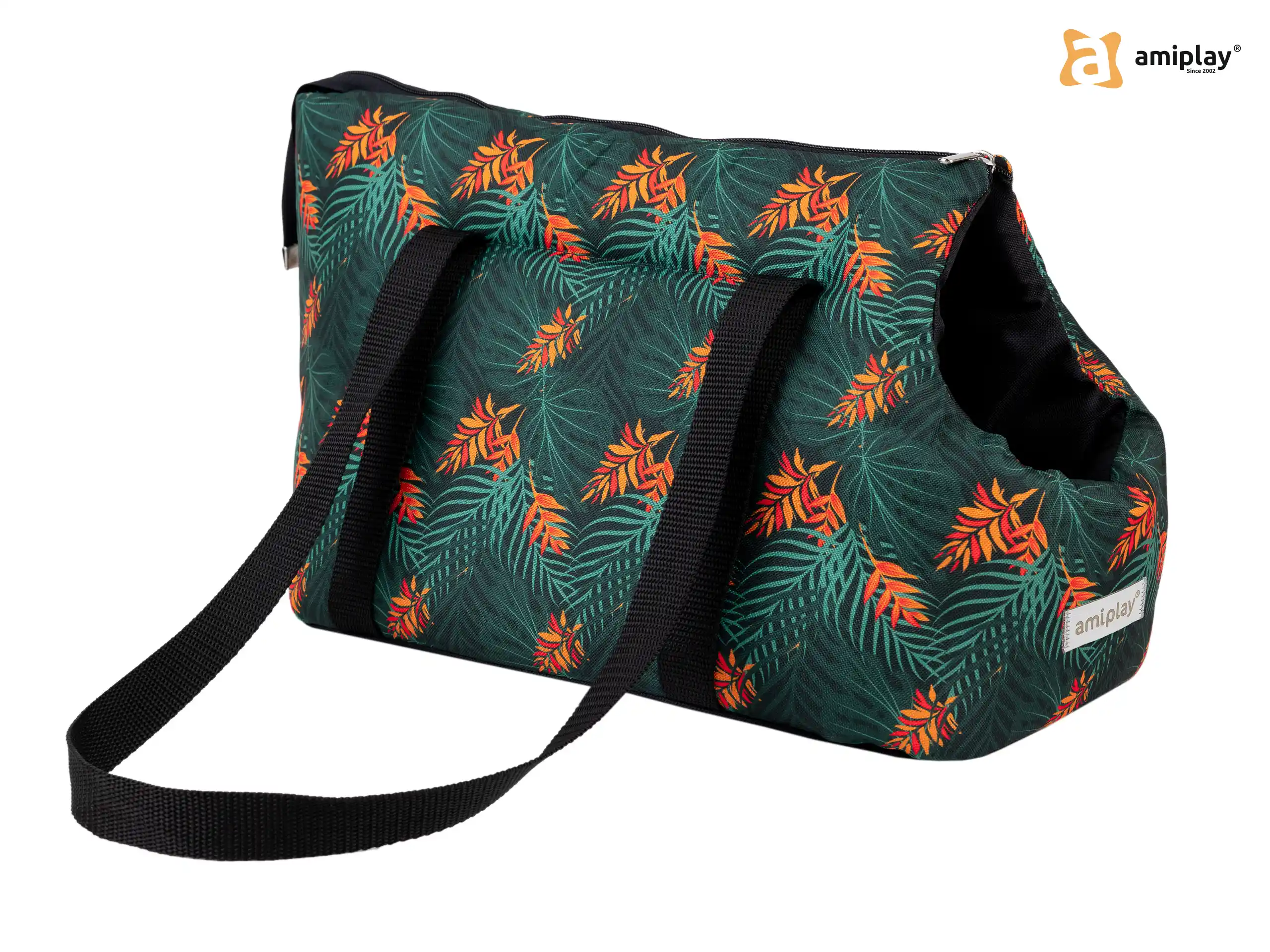 Be Happy Carrier Bag  - Jungle