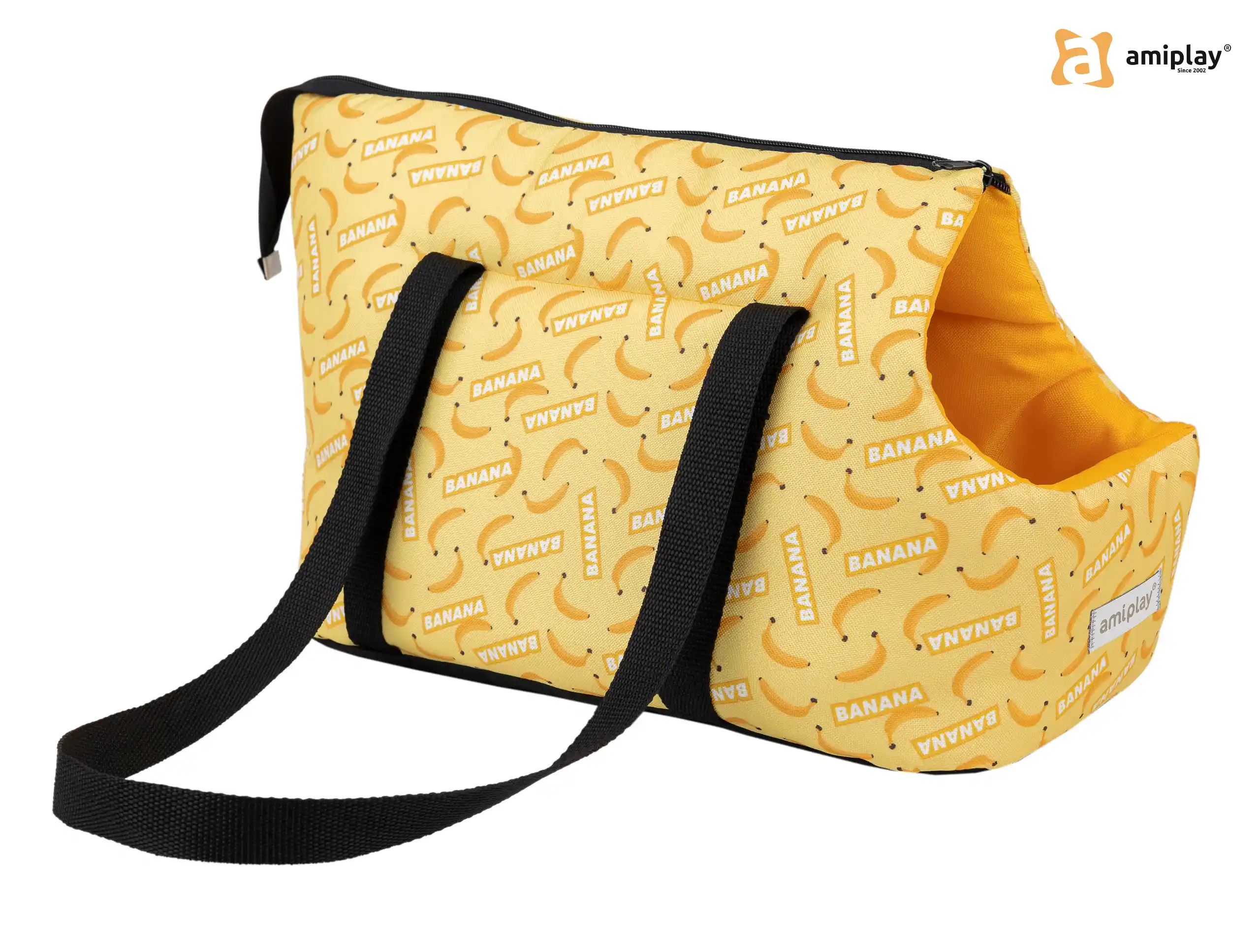 Be Happy Carrier Bag  - Banana