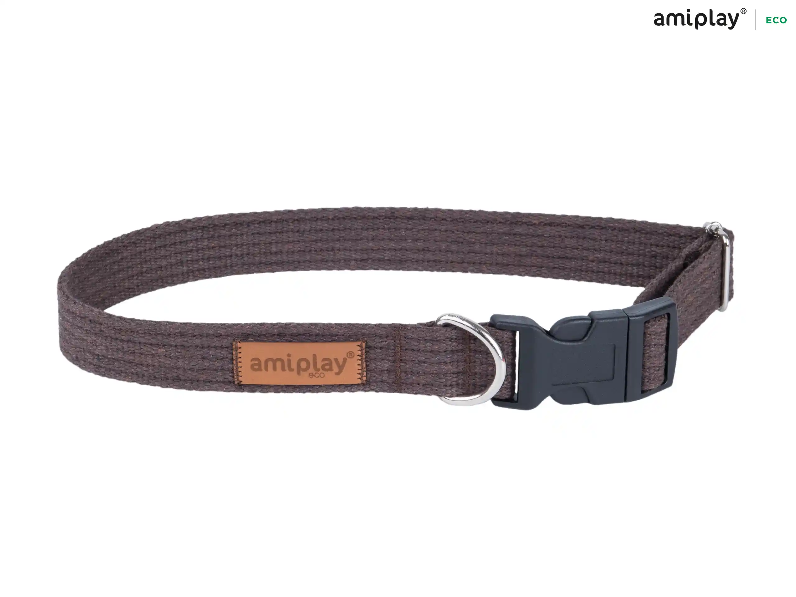 Adjustable Cotton Collar - Brown