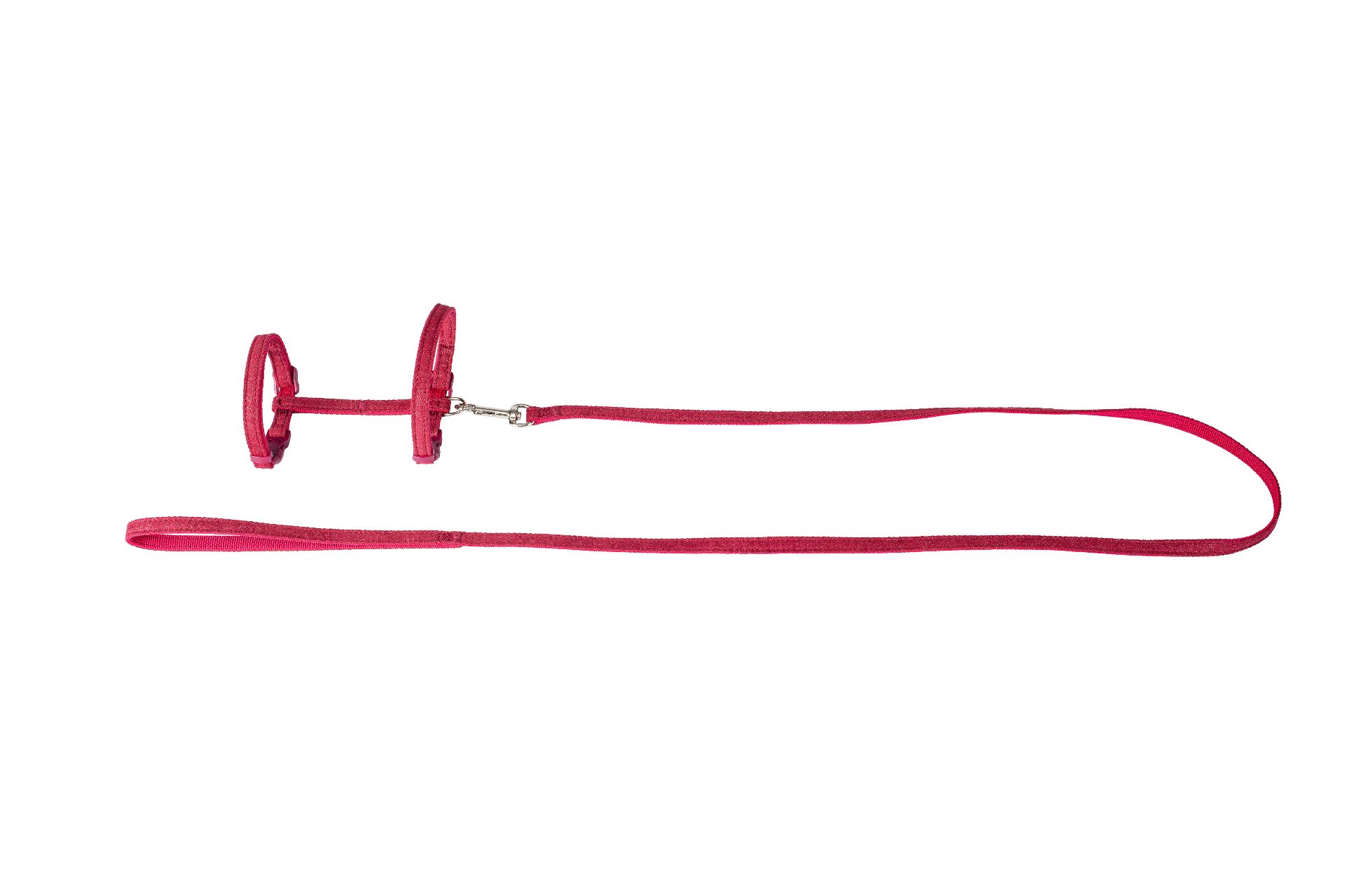 Cat Harness + Leash - Burgundy