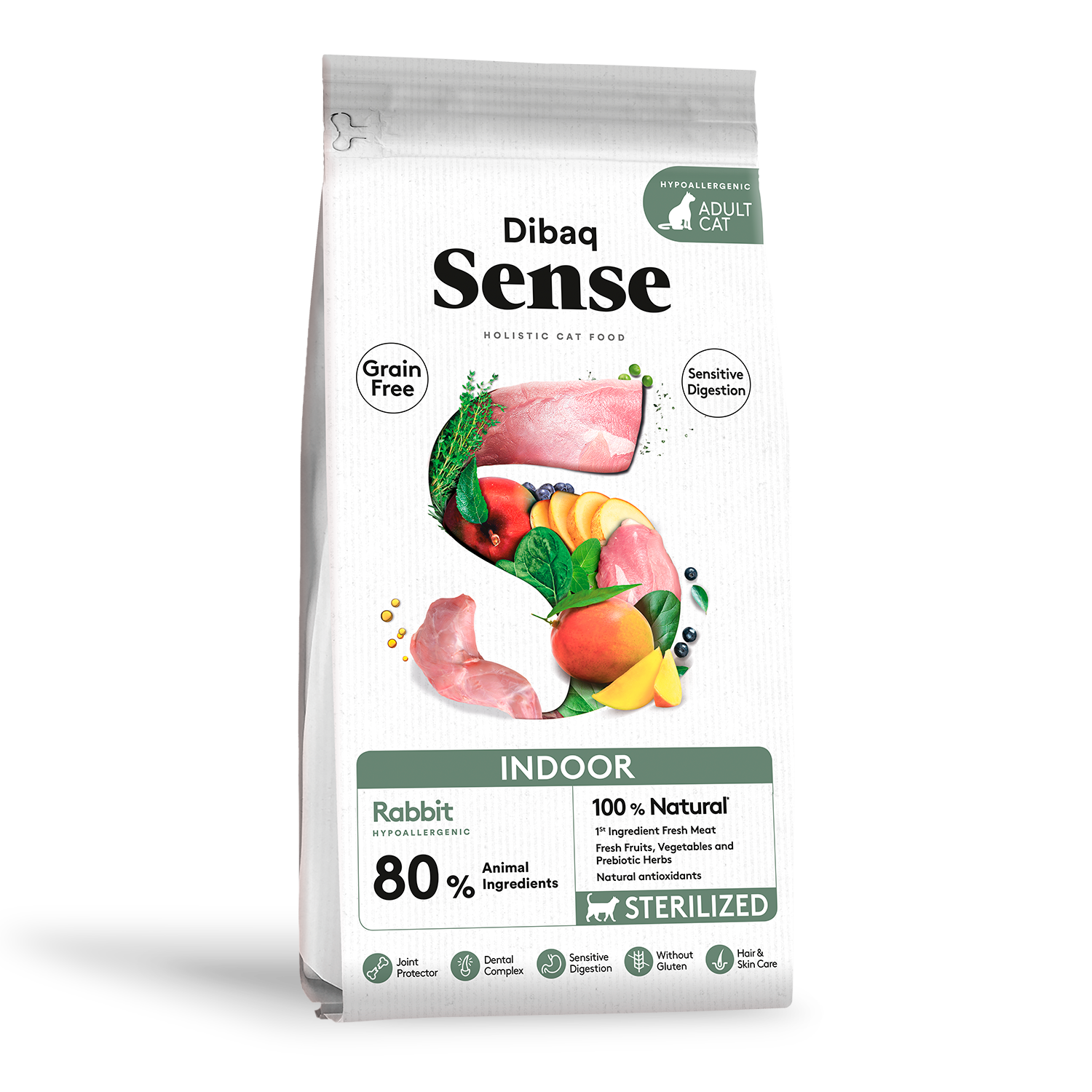 Dibaq Sense Cat Indoor – Rabbit - Rabbit - 6 KG