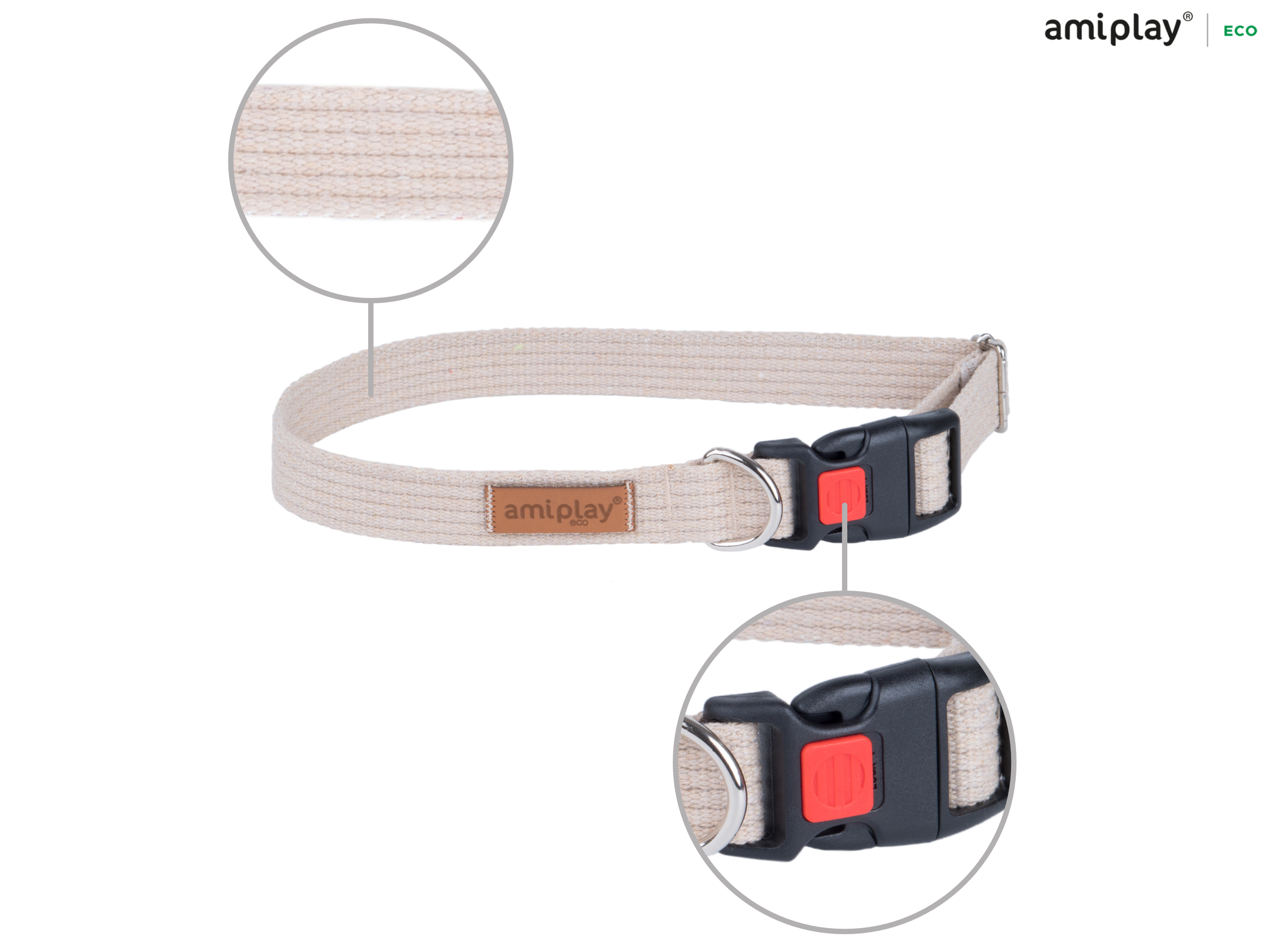 Adjustable Cotton Collar With Lock