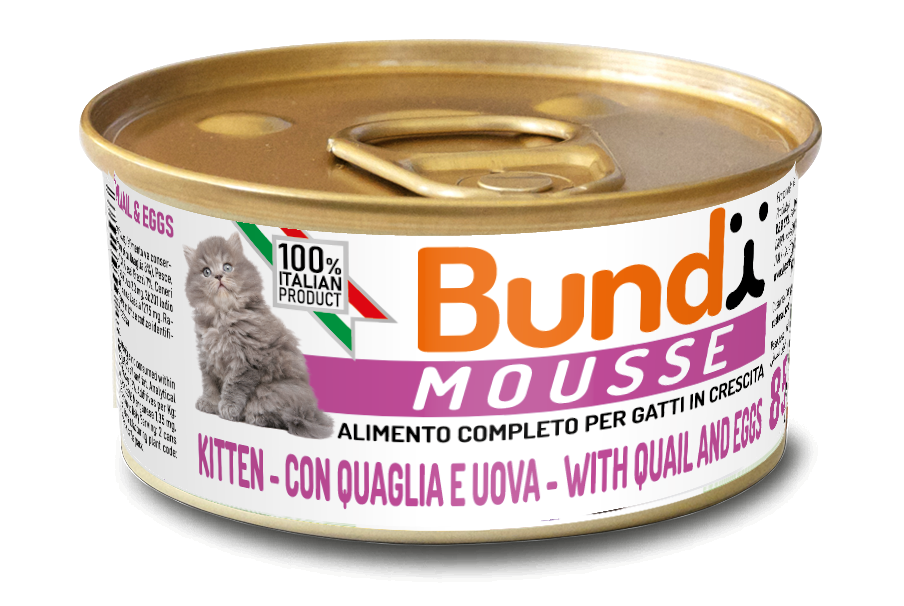 BUNDY MOUSSE Quail & Eggs 85g - Quail & Eggs - 85 g