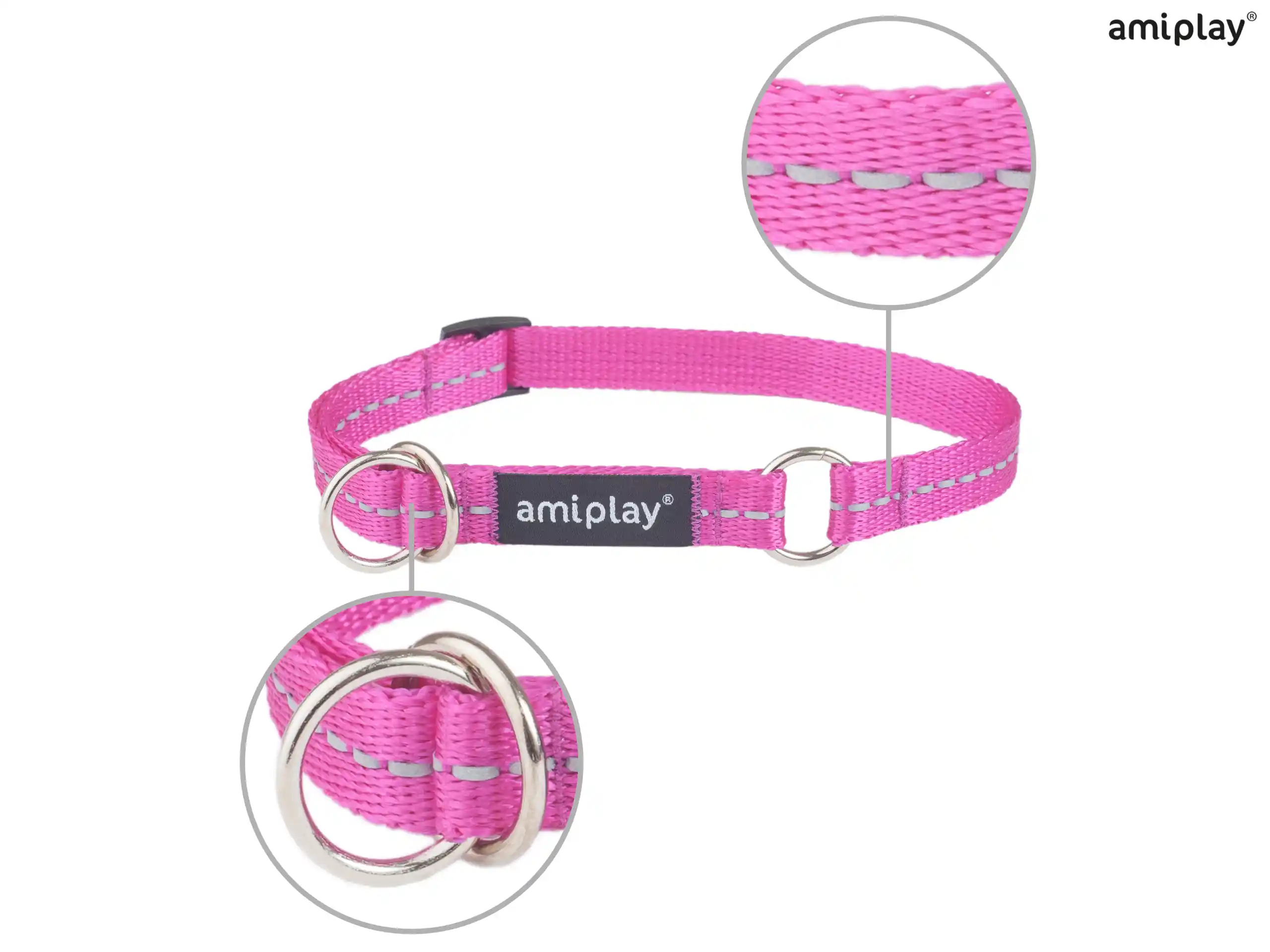 Half-Check Reflective Collar