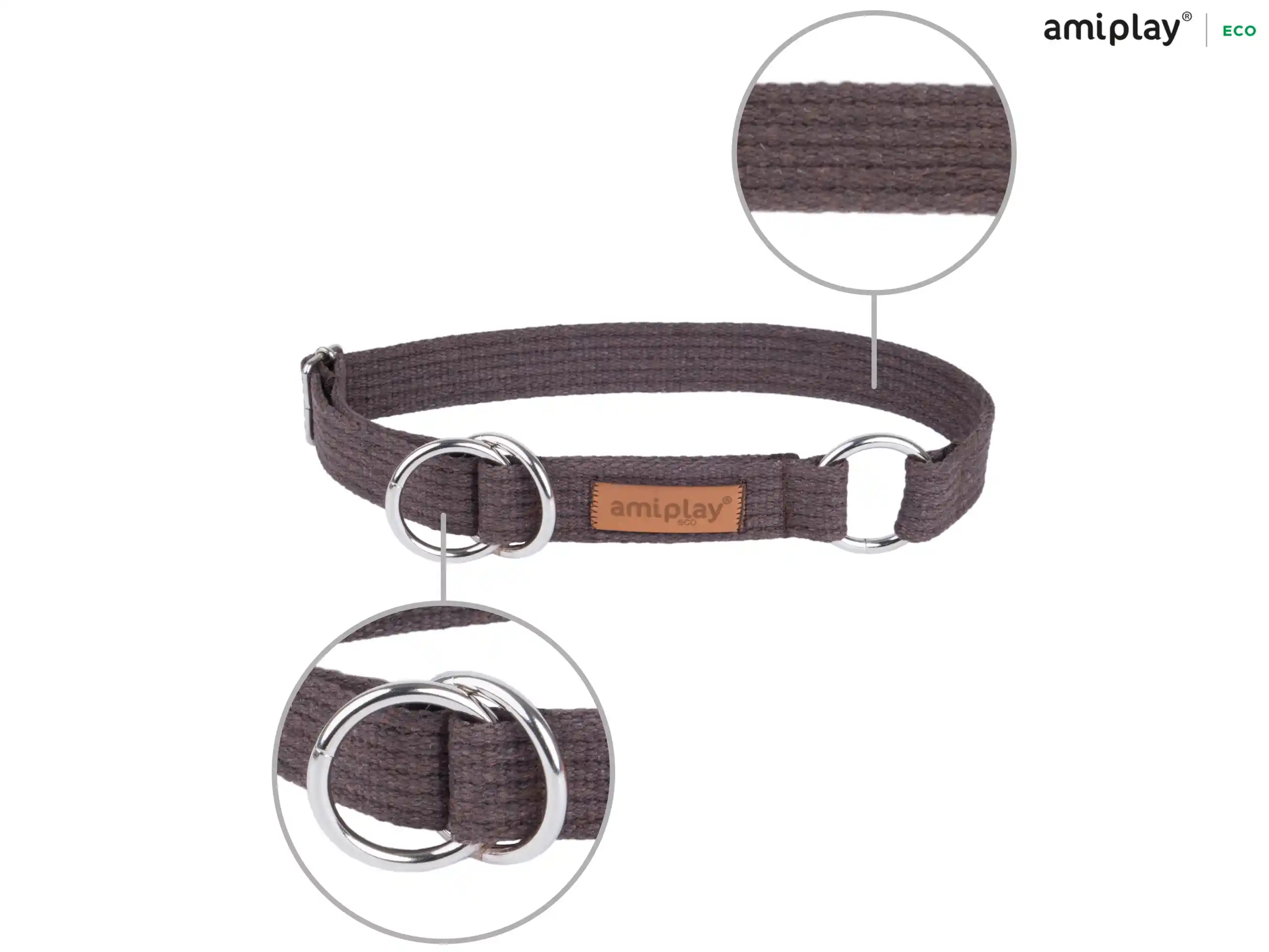 Half-Check Cotton Collar