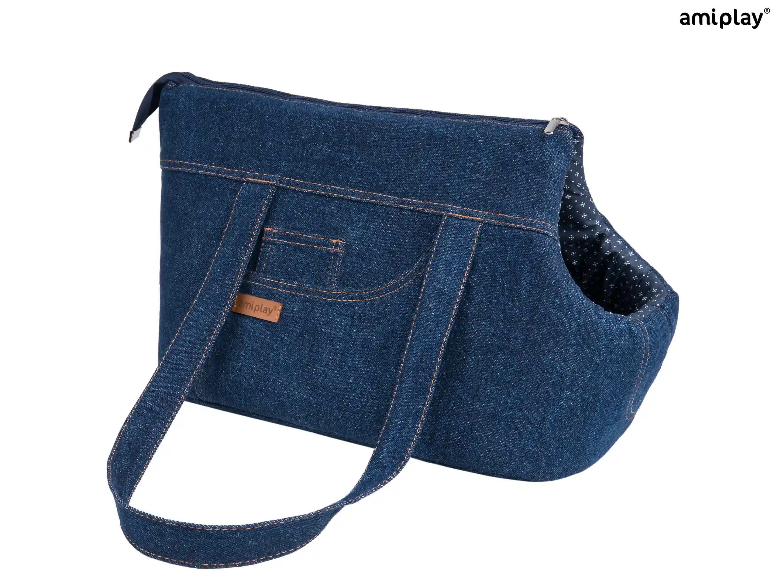 Denim Pet Carrier