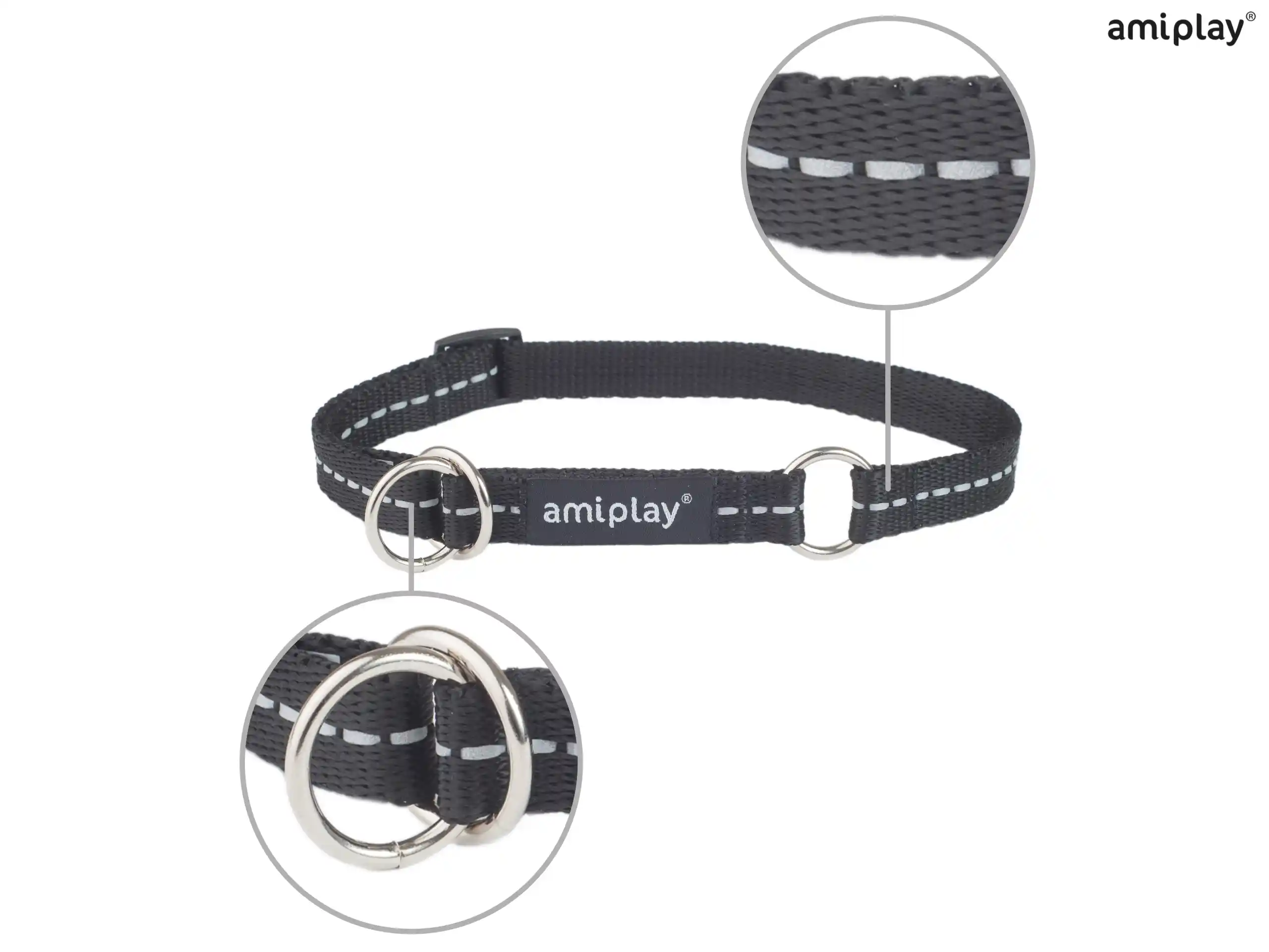 Half-Check Reflective Collar