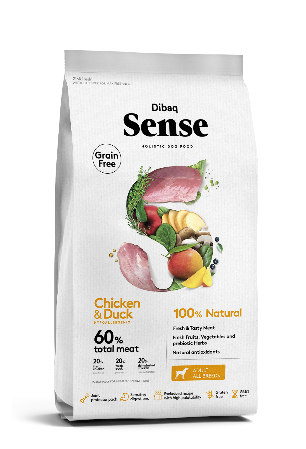 Dibaq Sense Adult Dog – Chicken & Duck