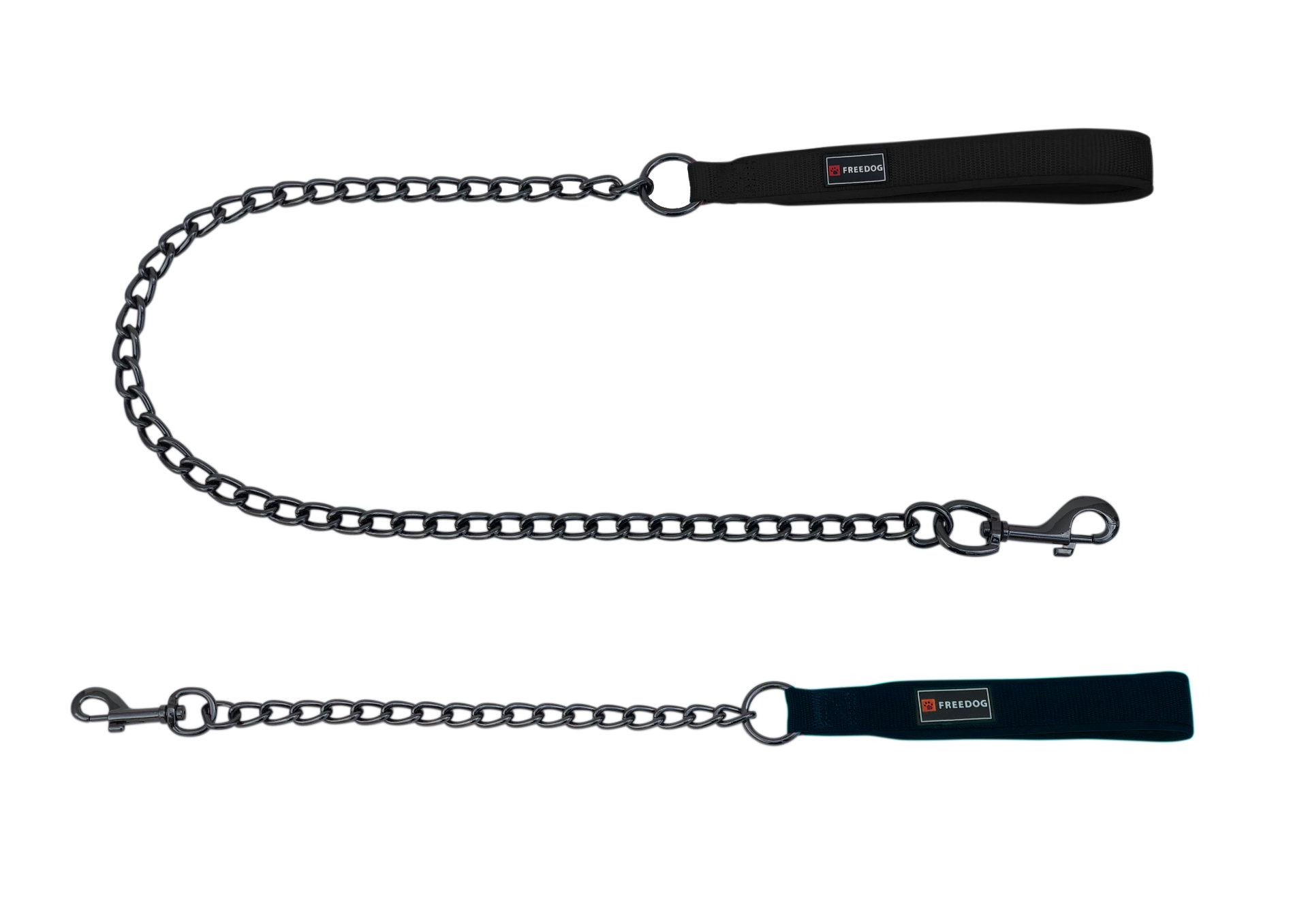Gun Metal Chain Leash