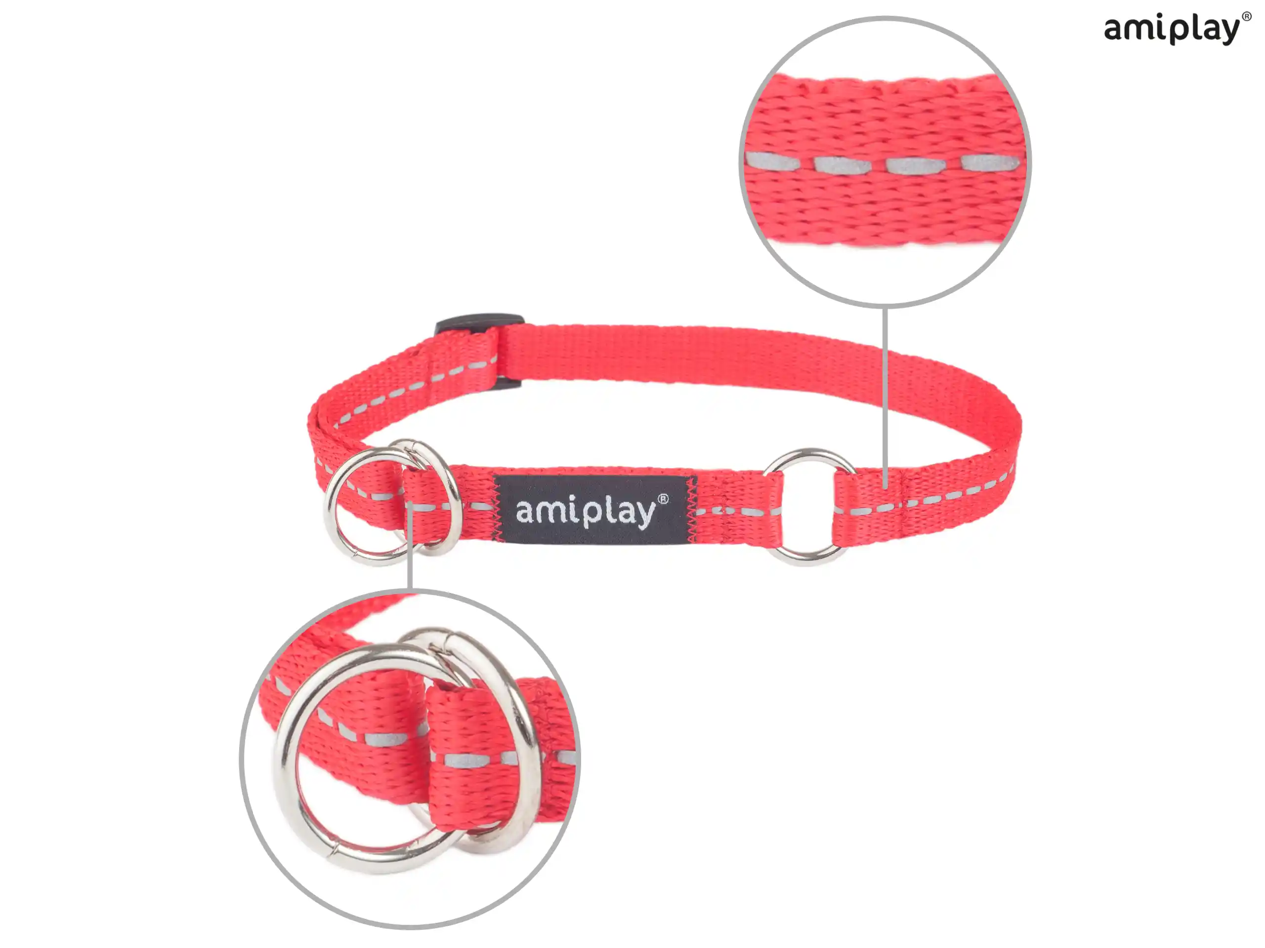 Half-Check Reflective Collar