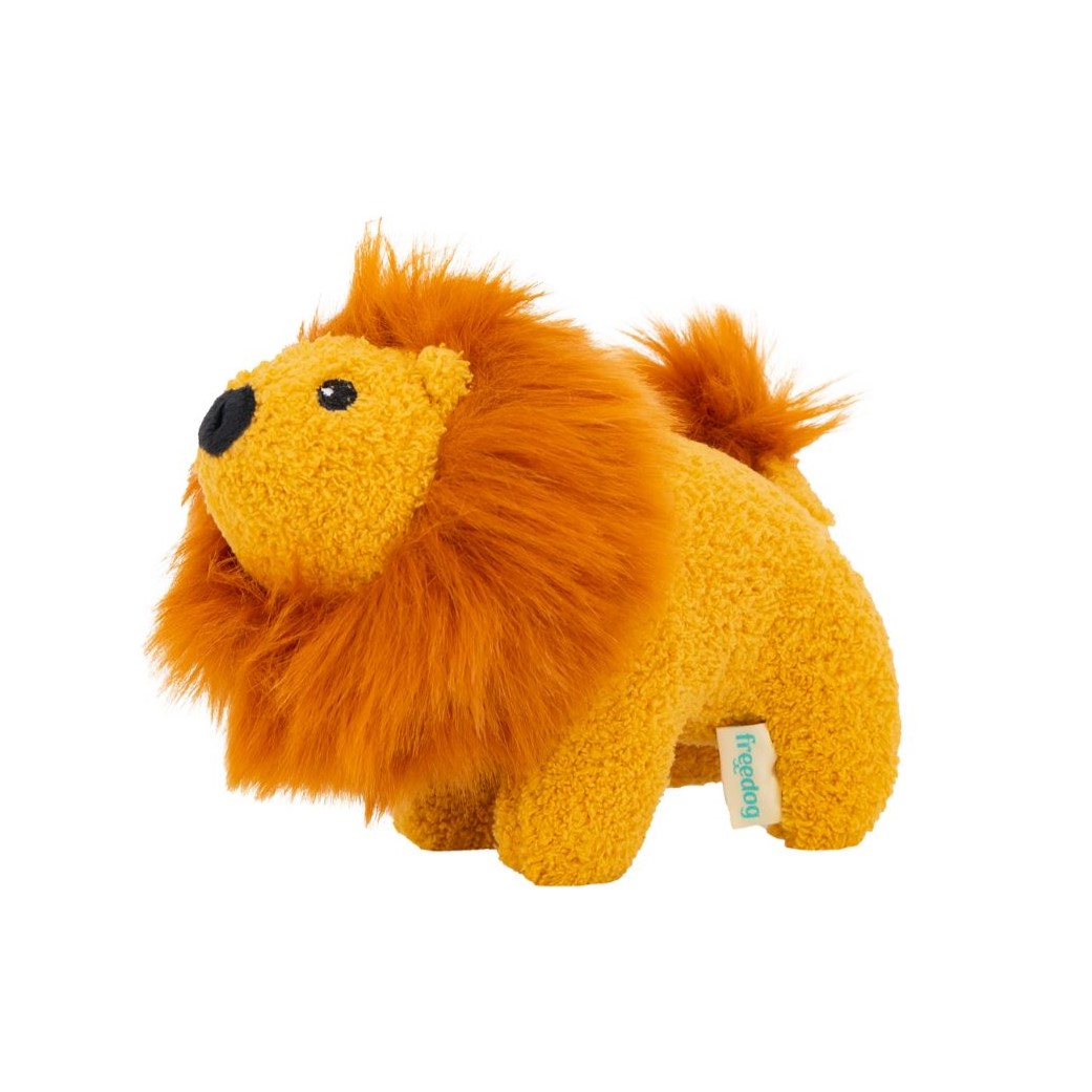 Tough Lion Toy With Squeaker - 25x10cm