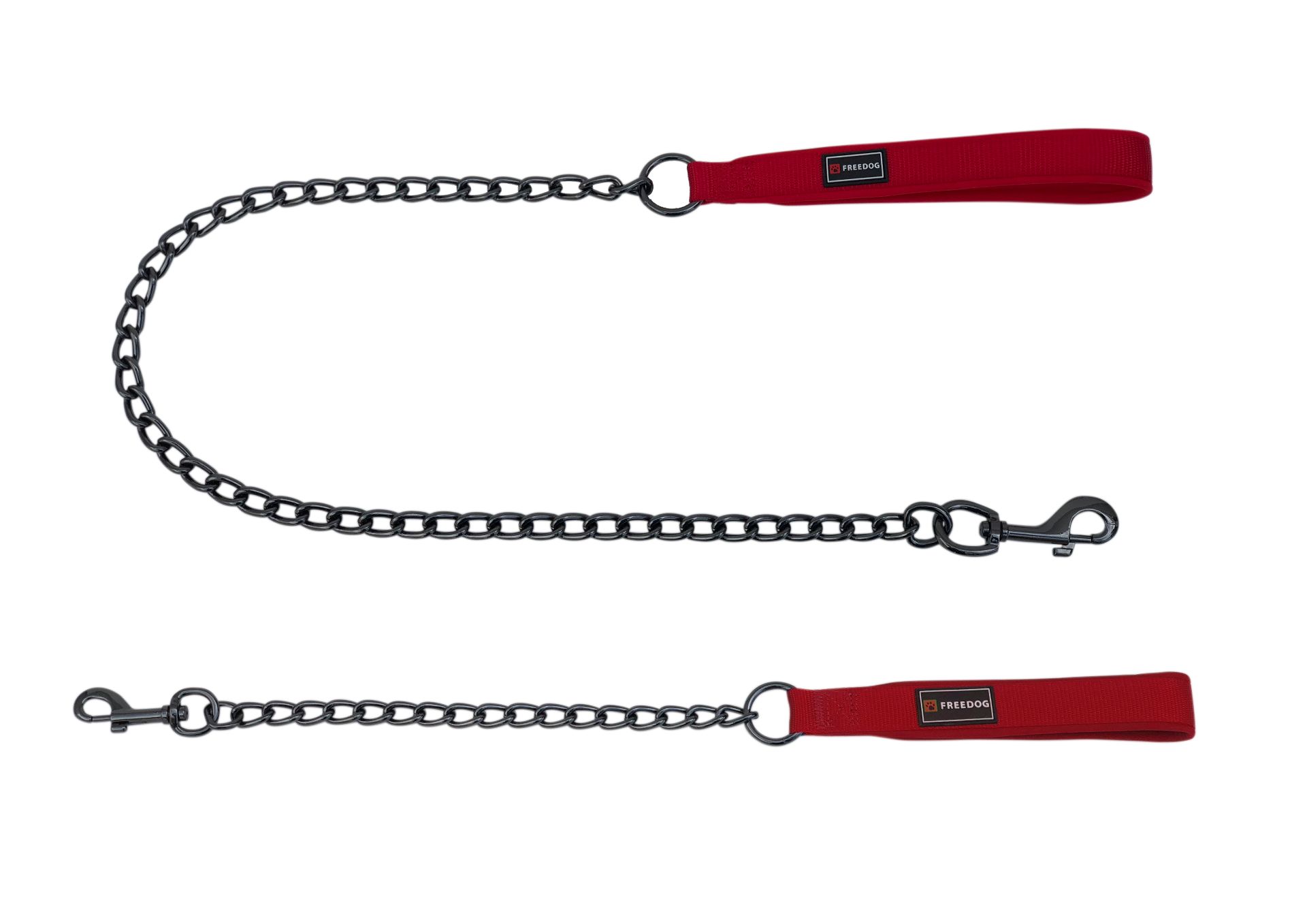 Gun Metal Chain Leash