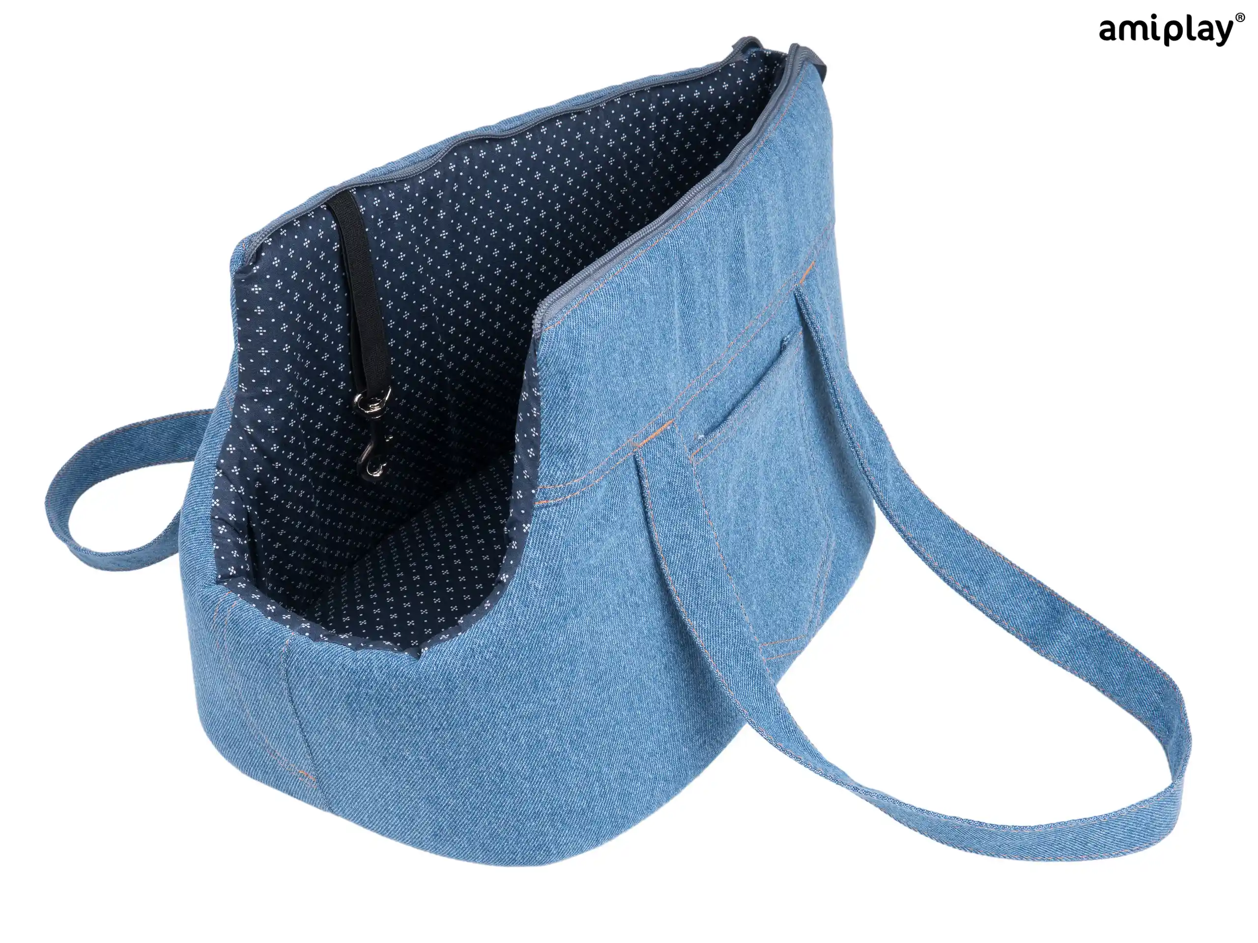Denim Pet Carrier