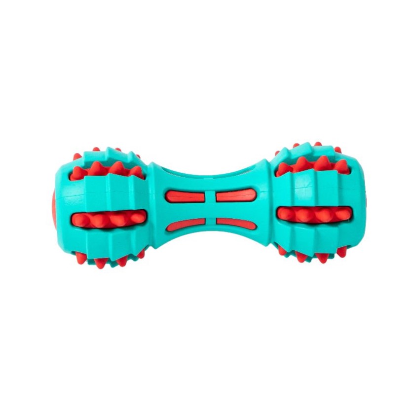 Dumbbell Rubber Snack Toy - 7x17.5cm