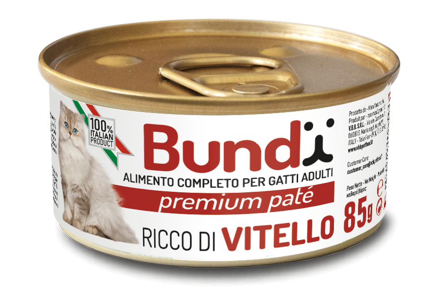BUNDY CAT Patè with Veal 85g. - Veal - 85 g