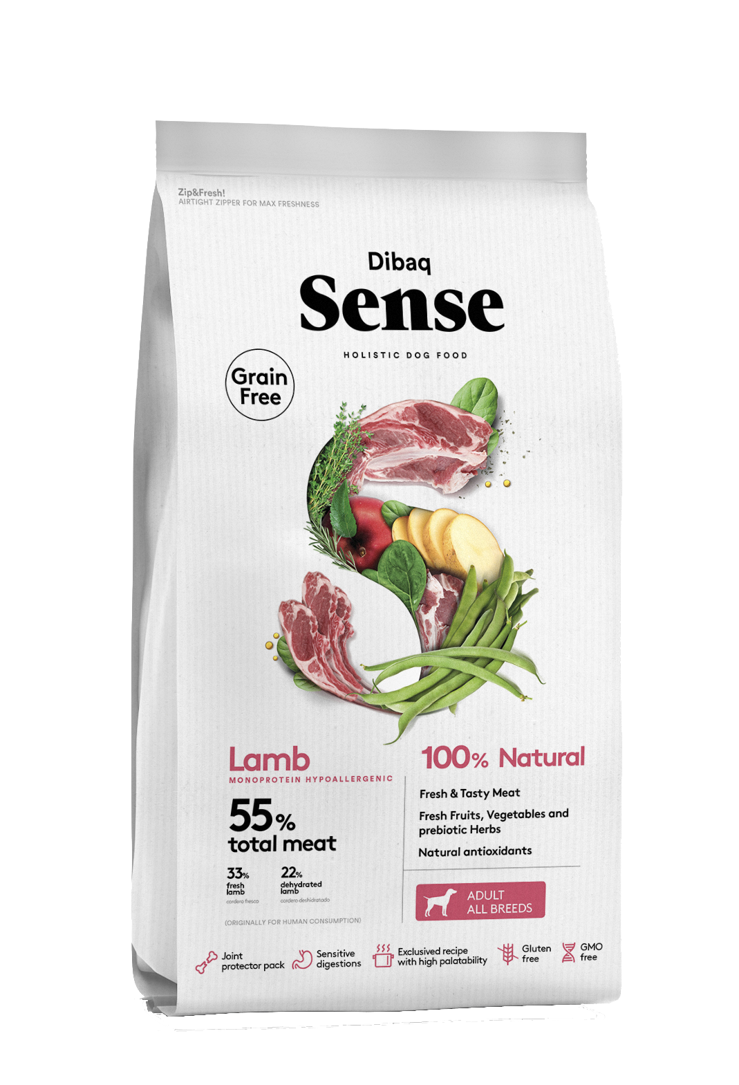 Dibaq Sense Adult Dog – Lamb